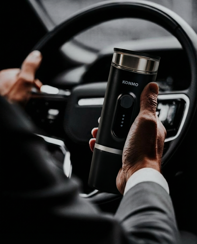 mesin kopi portable-konmo hitam