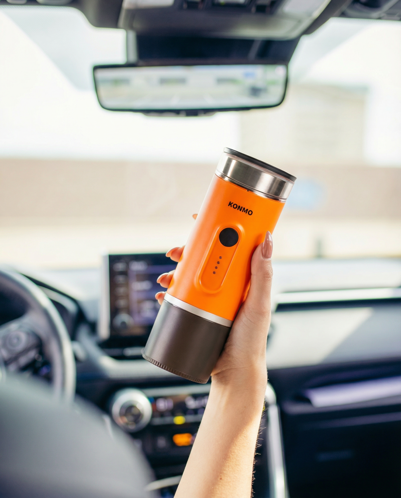 mesin kopi portable-konmo orange